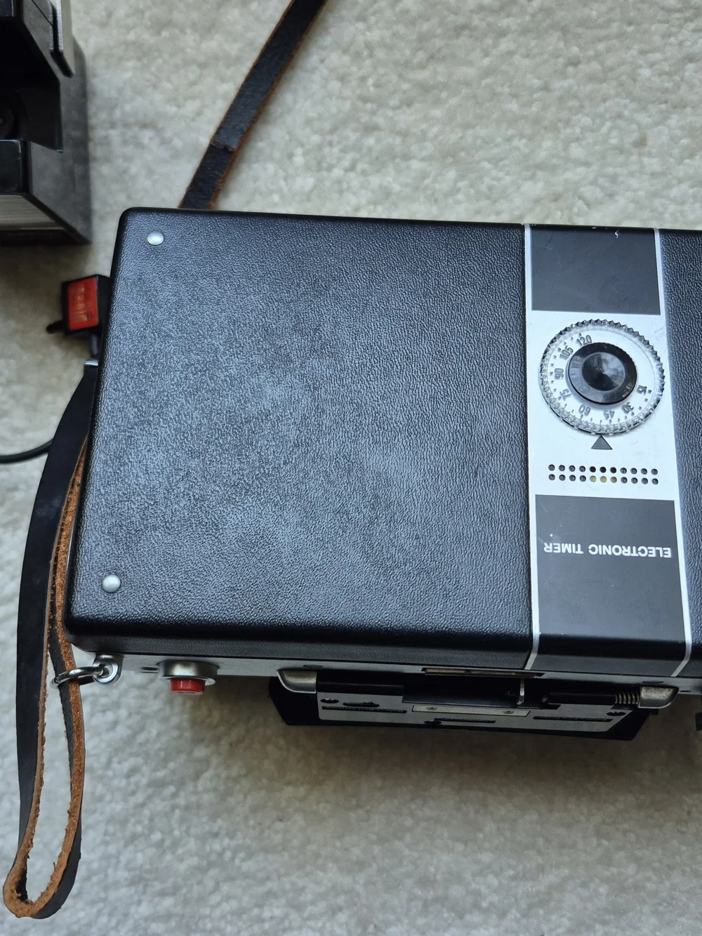 Polaroid 450 Automatic Land Camera in Black and Silver